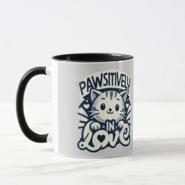 Mug Saint-Valentin - Pawistivement dans l'amour