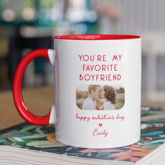 Mug Saint Valentin Photo Vous êtes mon ami favori (Créateur téléchargé)