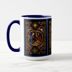 Mug Sainte Famille "Vitrail"