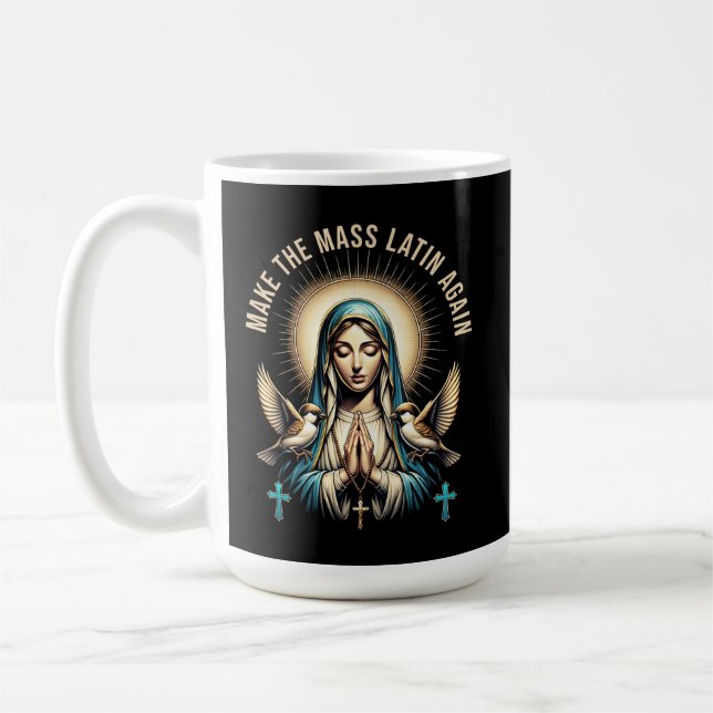 Mug Sainte Vierge Marie Messe latine (Gauche)