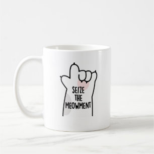 Mug Saisir Le Mot De Chat Positif Du Mowment