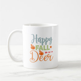 Mug Saison Automne Happy Fall Deer