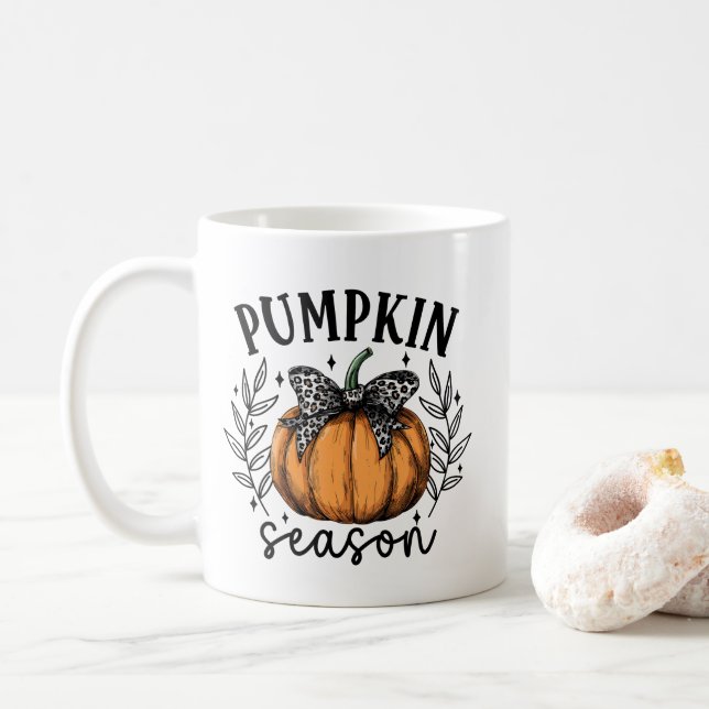 Mug Saison citrouille automne (Avec donut)