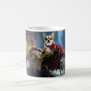 Mug saison des fêtes de Noël de chihuahua
