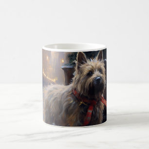 Mug Saison Festive de Noël à Cairn Terrier