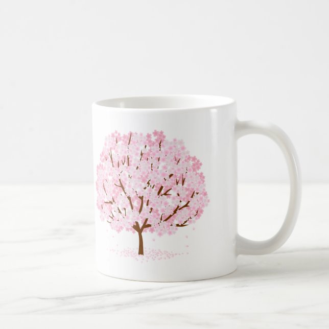 Mug Sakura Tree en pleine floraison - Elégant design d (Droite)