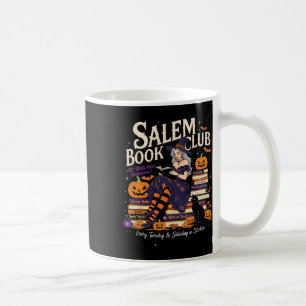 Mug Salem Witch Book Club Halloween Lecture Livre Love
