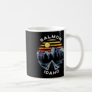 Mug Salmon Idaho Montagnes Vacances Camping Souvenir
