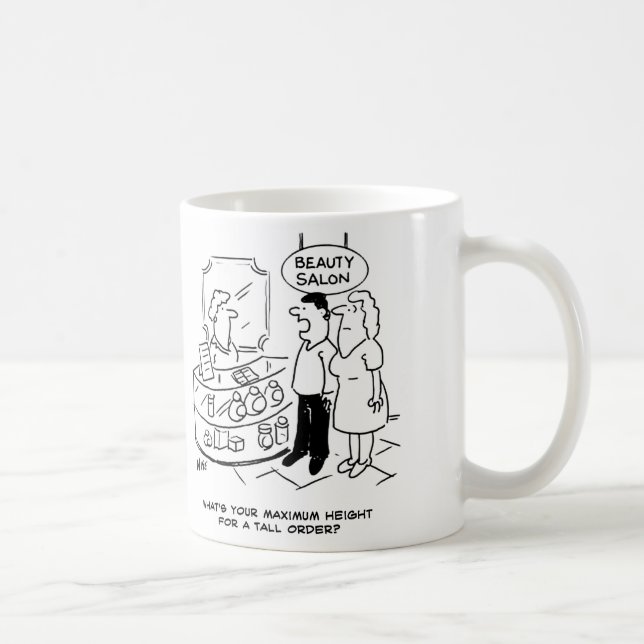 Mug Salon de beauté - hauteur maximale pour une grande (Droite)