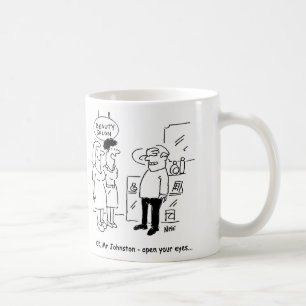 Mug Salon de beauté - Il est temps d'ouvrir les yeux