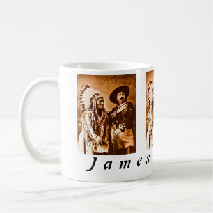 Mug Salon personnalisé Bull Buffalo Bill Wild West Sho