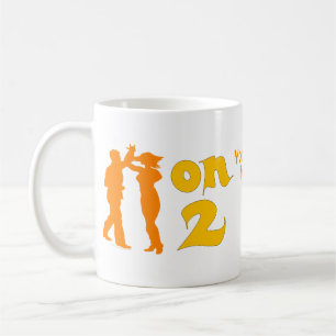 Mug Salsa sur deux silhouettes de danse