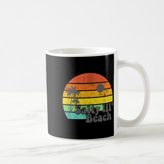 Mug Salty Lil Beach Retro Vacation Funny Summer Quote  (Droite)