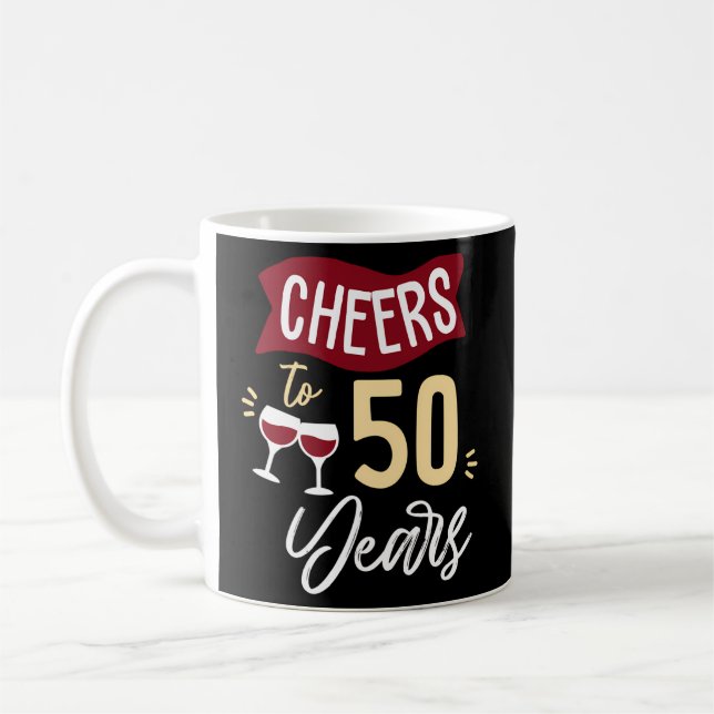 Mug Salue À 50 Ans De Mariage Ou D'Amitié (Gauche)