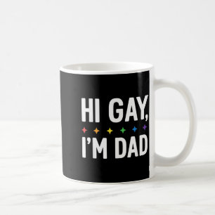 Mug Salut Gay Papa Papa Soutien LGBTQ Mois Fierté Drôl