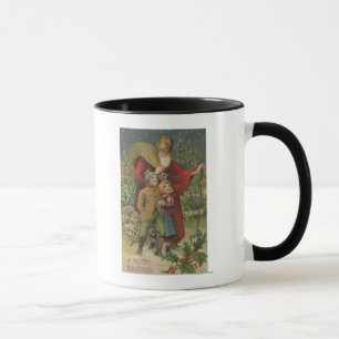 Mug Salutation de NoëlMarche du Père Noël avec les enf