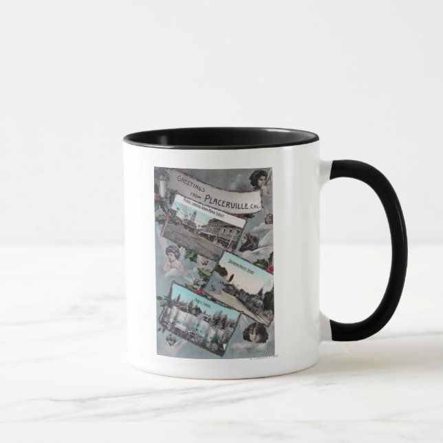 Mug Salutations de avec vues Pittoresques 2 (Droite)
