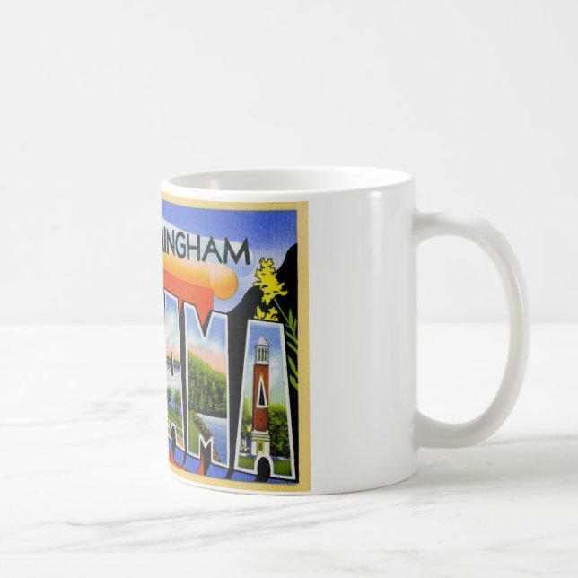 Mug Salutations de Birmingham Alabama (Droite)