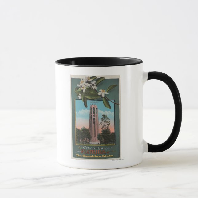 Mug Salutations de Floride & Photo du chant (Droite)