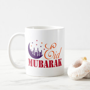 Mug Salutations de l'Aïd islamique - Aïd moderne Mouba