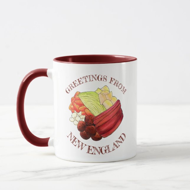 Mug Salutations de New England Classic Boiled Dinner (Gauche)