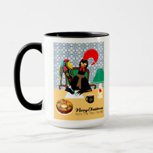 Mug Salutations de Noël du Rooster portugais
