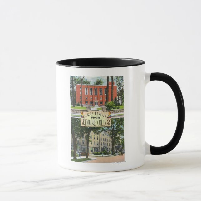 Mug Salutations sur les scènes de Skidmore College (Droite)