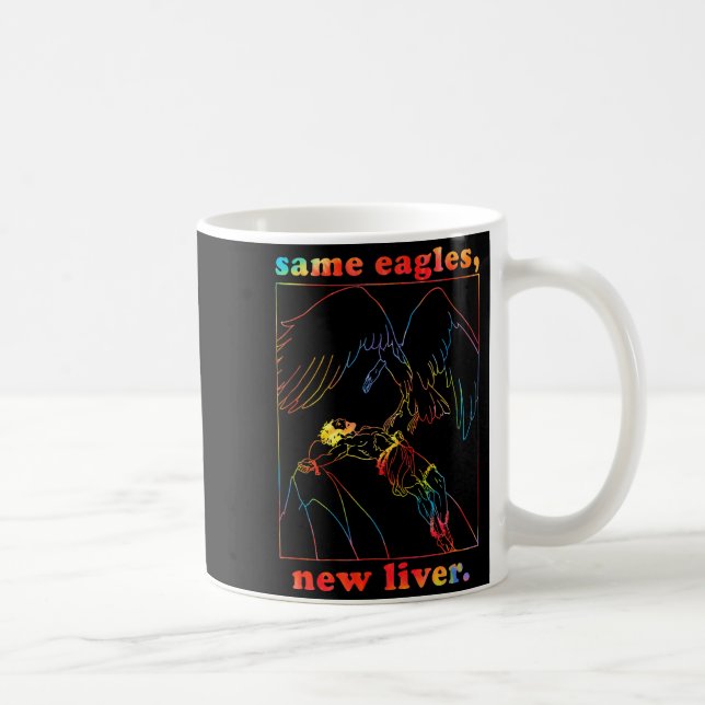 Mug Same Eagles New Liver Funny Apparel  (Droite)