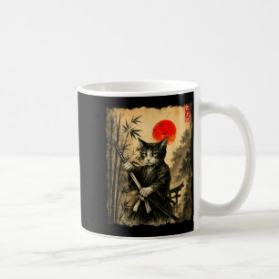 Mug Samouraï Chat Art Japonais Hommes Garçons Drôle Gr