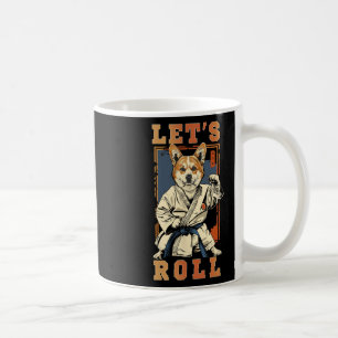 Mug Samurai Corgi Dans Jiu Jitsu Gi Bjj Life Brésil K