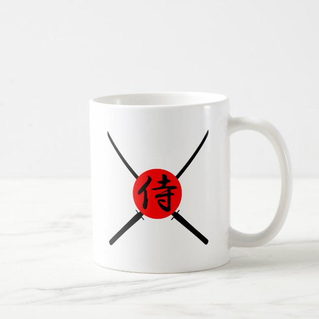 Mug SAMURAI - Épée & Kanji (Droite)