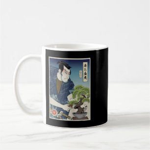 Mug Samurai Et Bonsai Tree Ukiyoe Guerrier Japonais Lo