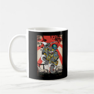 Mug Samurai Japonais Chat Swordsman Ninja Kitten