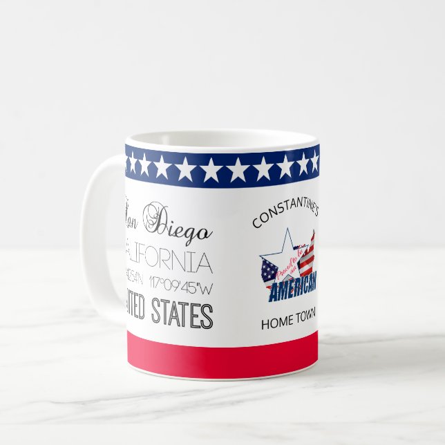 Mug San Diego, Californie, États-Unis (Devant gauche)