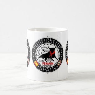 MUG SAN FERMIN SPAIN BULLFIGHTING