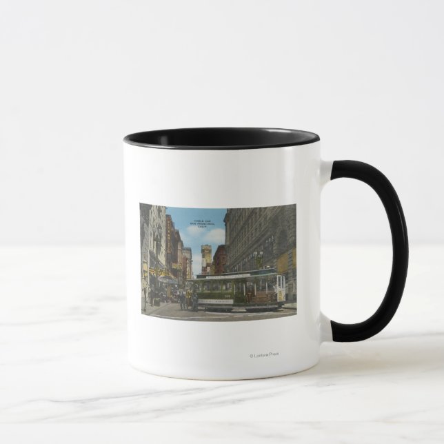 Mug San Francisco, CACable Car Turnaround View (Droite)