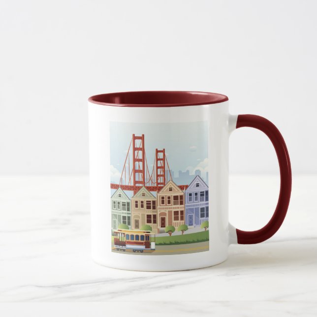 Mug San Francisco | les dames peintes (Droite)