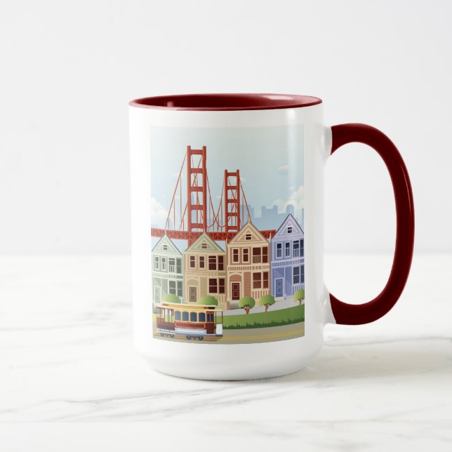 Mug San Francisco | les dames peintes (Droite)