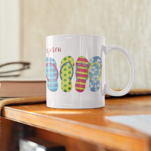 Mug Sandales de plage Tropical Summer Fun Fil Flops