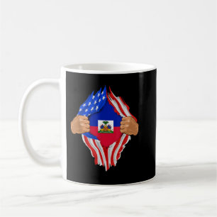 Mug Sang haïtien en moi Haïti Drapeau Cadeau