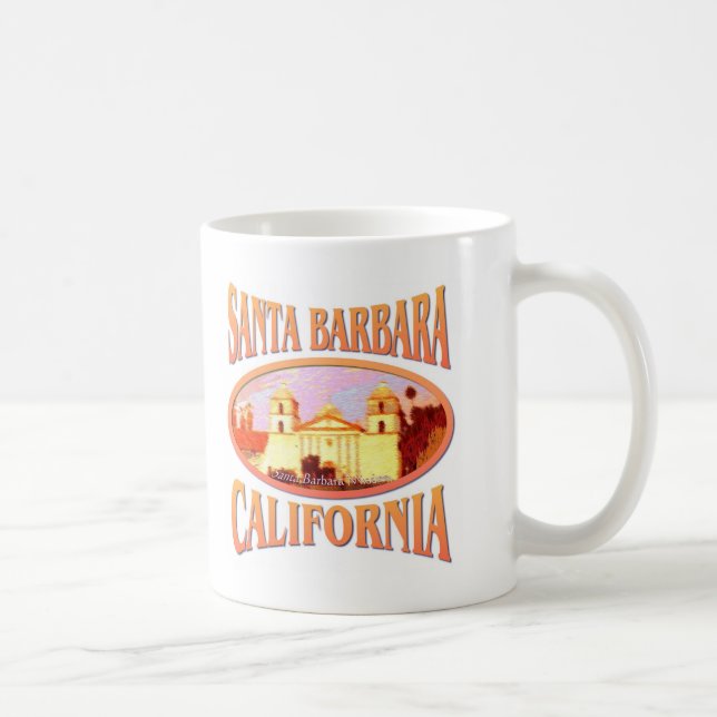 Mug Santa Barbara la Californie (Droite)