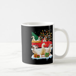 Mug Santa Claus Canard Ride Camion Rouge Arbre Noël