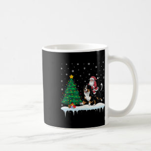 Mug Santa Claus équitation Bernese Mountain Dog Boys G