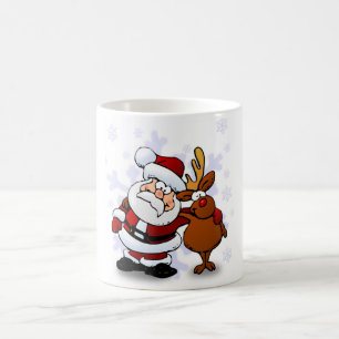 MUG SANTA CLAUS ET RUDOLPH