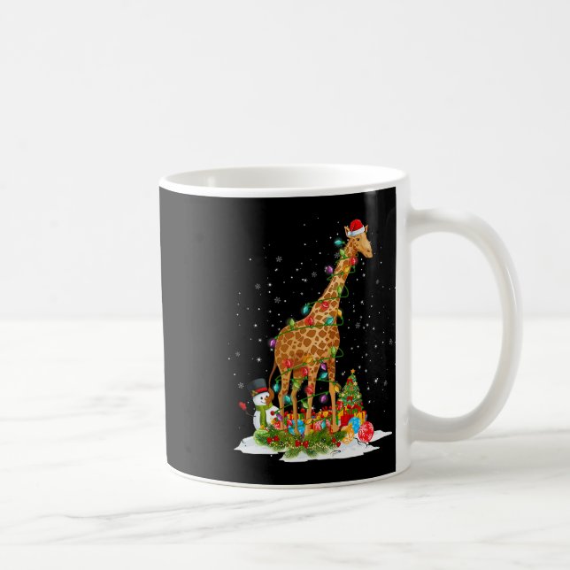 Mug Santa Claus Giraffe Joyeux Noël (Droite)