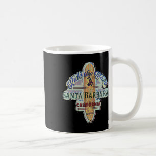 Mug Santa Rra Surf Distressed Vintage Rétro Planche de