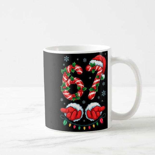 Mug Santa Six Seven 67 Meme Christmas 67 Candy Cane Ki (Droite)