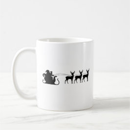 Mug Santa sleigh reindeer