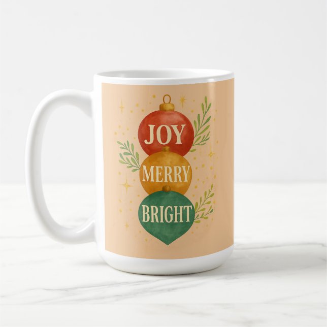 Mug Santa & Snowman Winter Scene – Festive Holiday  (Gauche)