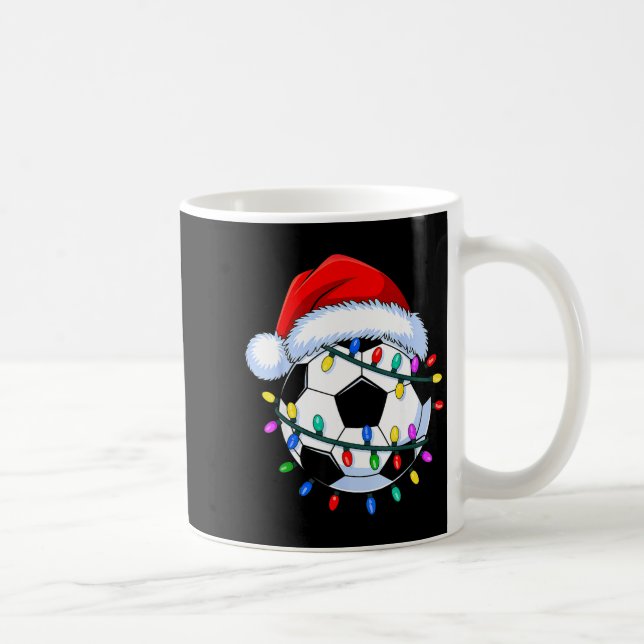 Mug Santa Soccer Ball Christmas Soccer  (Droite)